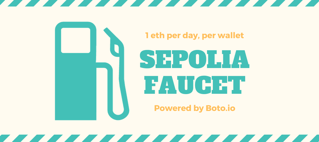 Cover Image for New: The Boto Sepolia Faucet
